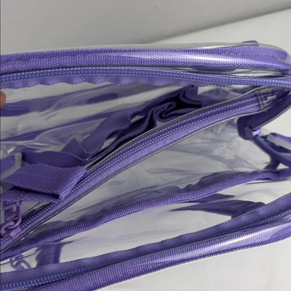 Purple Transparent Backpack and Bag Set - Picture 8 of 10